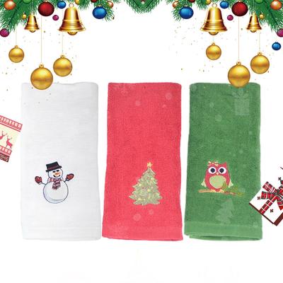 Torchons de cuisine de Noël Mouchoirs doux pour la peau Sapin de Noël Serviettes à main pour plats Pour les sorties à la plage Randonnée Jardinage Décontracté