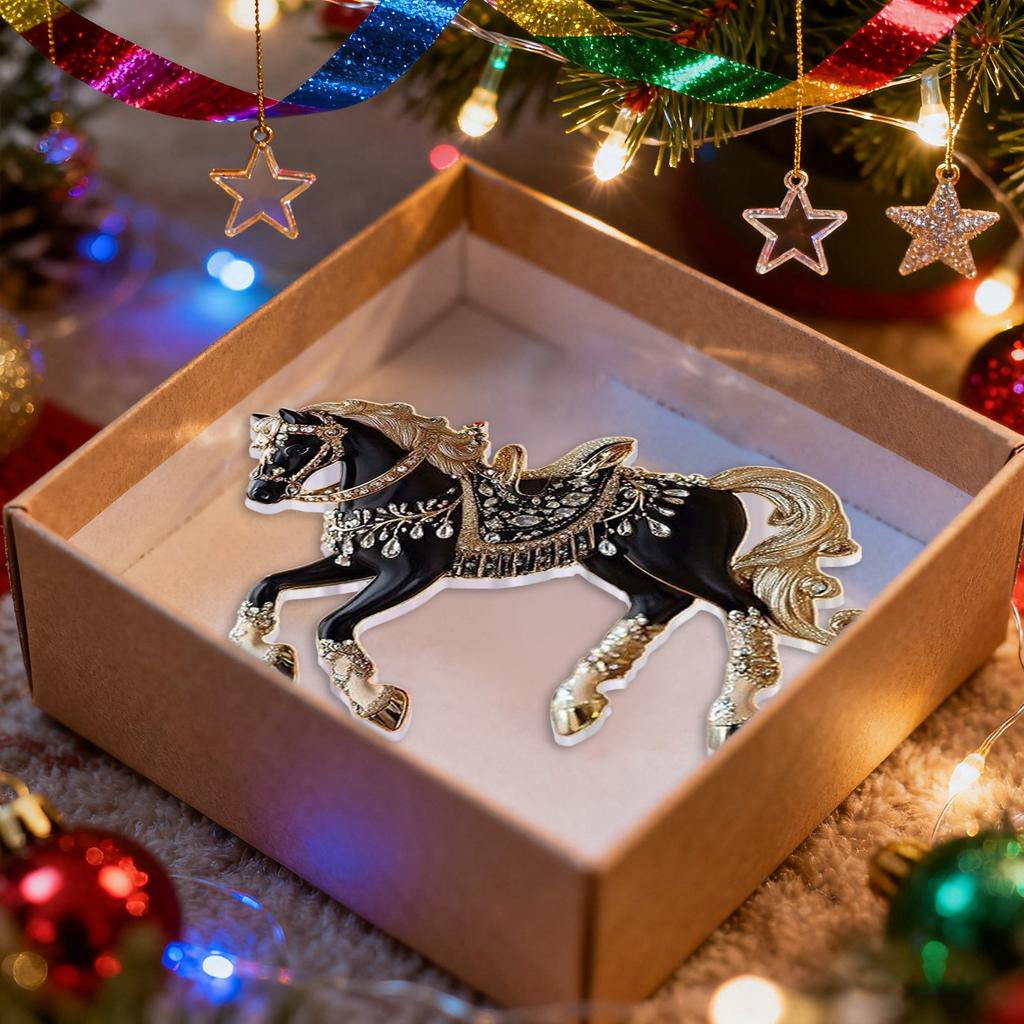 Κρεμαστό Άλογο Χριστουγεννιάτικο Διακοσμητικό Κρεμαστό, Ως Δώρο Διακοσμητικό Κρεμαστό Για Λάτρεις Αλόγων, Ένα Υπέροχο Χριστουγεννιάτικο Κρεμαστό