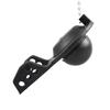Toilet Domestic Rubber Stopper Self-attachment 4-hole Black
