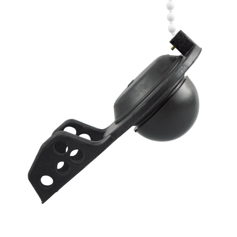 Toilet domestic rubber stopper self-attachment 4-hole black