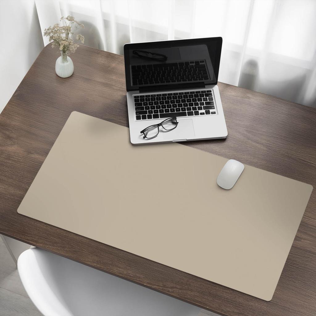 Vinyl Protective Pad for Workplace, Beige Color, 100x50 cm