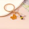 Schattige Dierensleutelhanger Bijenraat Sleutelhanger Tuinsleutelhangers Souvenir Cadeaus voor Vrouwen Mannen Handtas Accessoire Sieraden
