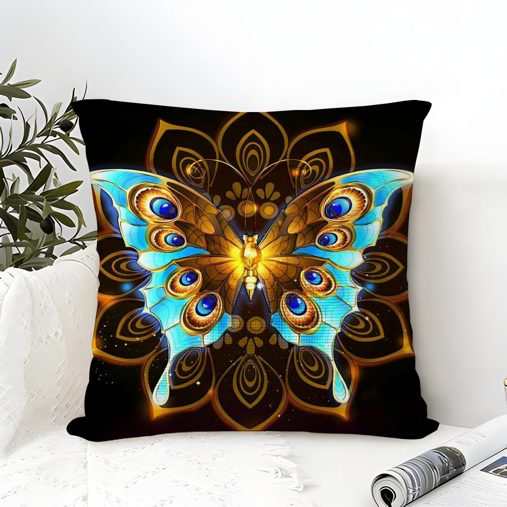 Beautiful Scenery, Elegant Natural Prints Pillow Case Linen Pillow Case Sofa Home Decor Cushion Cover Cushion Cove
