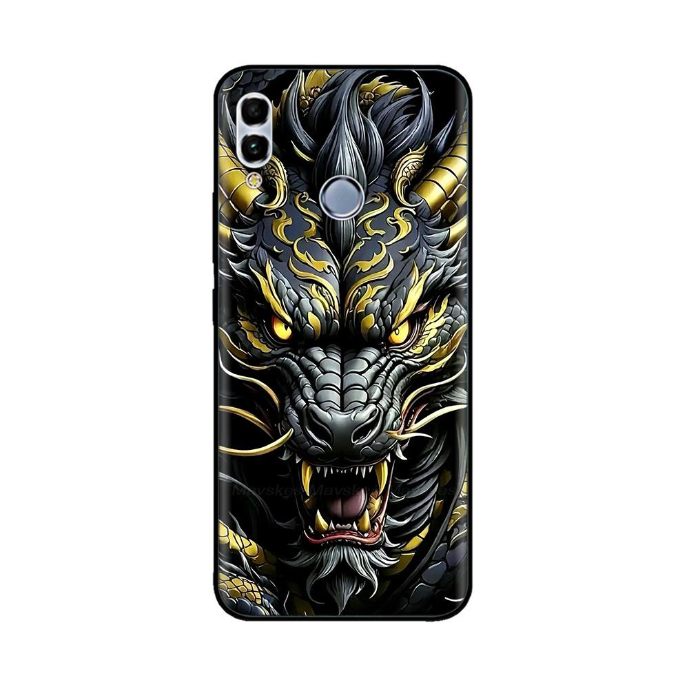 For Huawei P Smart 2019 Case Phone Cases Funny Camera Protection Soft Silicone Back Cover For Huawei P Smart 2019 Shell Fundas