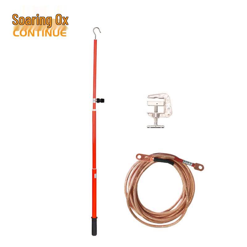 Chongtianniu High Voltage Telescopic Resistive Discharge Rod