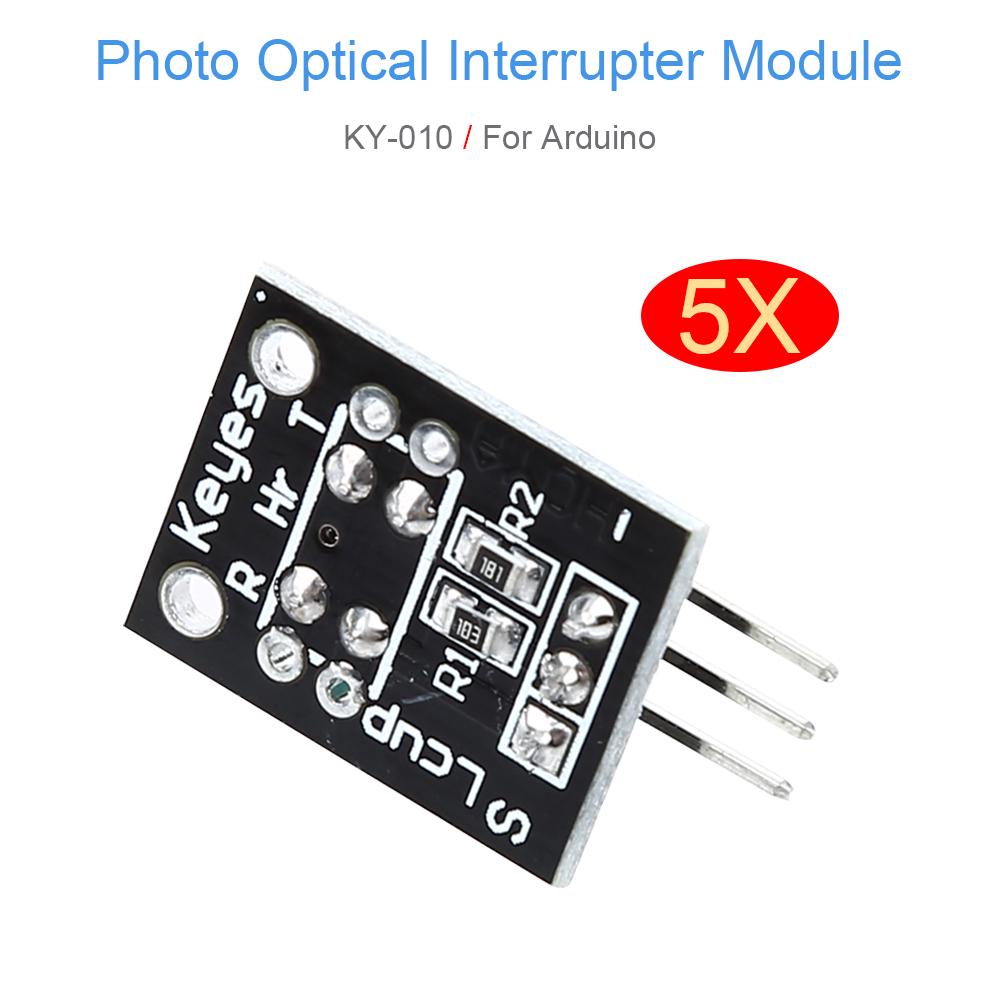 Buy KY010 Photo Interrupter Module Opto Sensor Optical Board 5pcs For