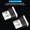 1Pc Car Mini USB LED Atmosphere Lights Car Interior Neon  Decorative Lamp Emergency Lighting Universal PC Portable Plug and Play