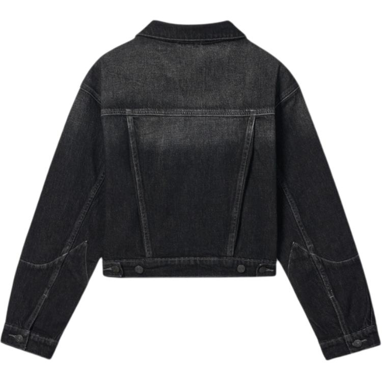 Levis Casual Comfortable Simple Versatile Zipper Long Sleeve Denim Jacket Women jackets 0052J-0001