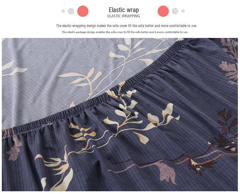 Elastic Universal Sofa Cover for Single, Double, or Three-Seat Sofas, All-Inclusive Cushion Protector.