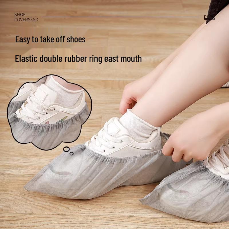 Shoe Covers: Reusable, Thick, Wear-Resistant, Non-Woven for Indoor Use by Students and Children