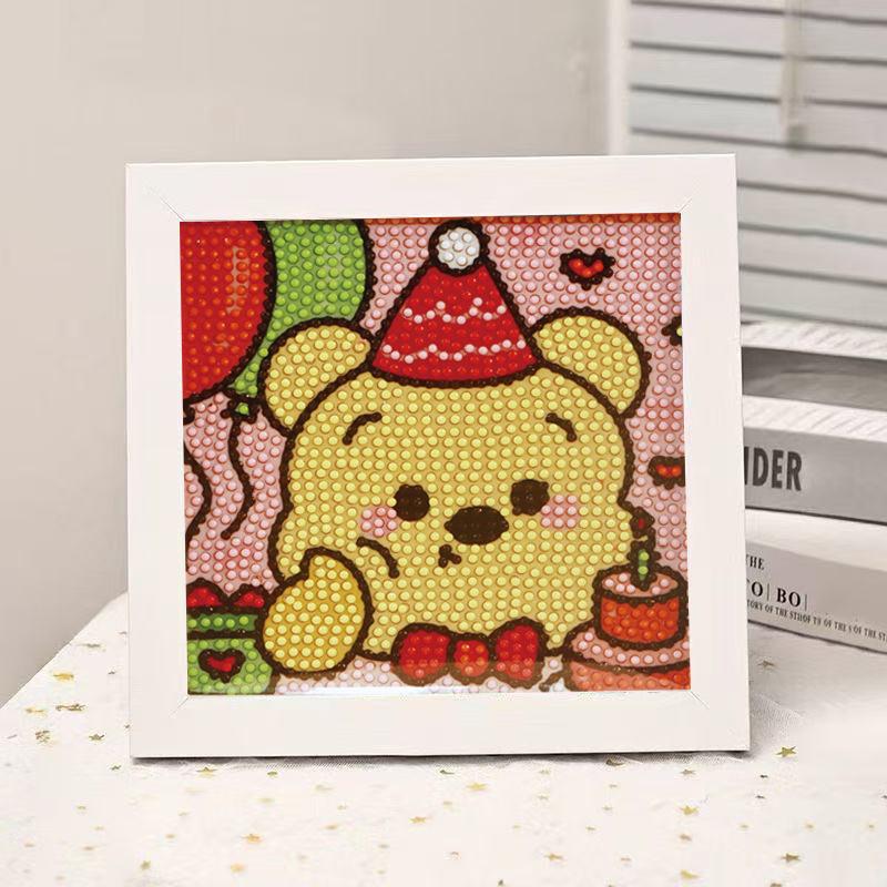 High-End Diamond Painting Diy Van Gogh Starry Sky Cat Creative Handmade Toy Table Decoration Diamond Painting With Frame