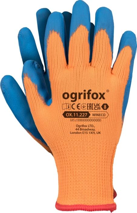 Rękawice Ocieplane Robocze Zimowe Rękawiczki Ox-Wineco R.8
