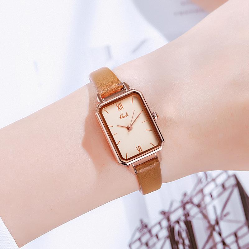 British Fashion Malachite Textured Student Watch Waterproof Quartz Ladies Watch