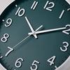 Silent Wall Clock Dark Green