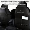 Universal 5-Piece Car Seat Covers Set, PU Leather for Year-Round Comfort & Durability, Form-Fitting Design Fits 95% of Vehicles