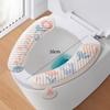 Waterproof Adhesive Toilet Seat Cover with Cartoon Design Seat Cushion Mat for Enhances Bathroom Aesthetic and Comfort