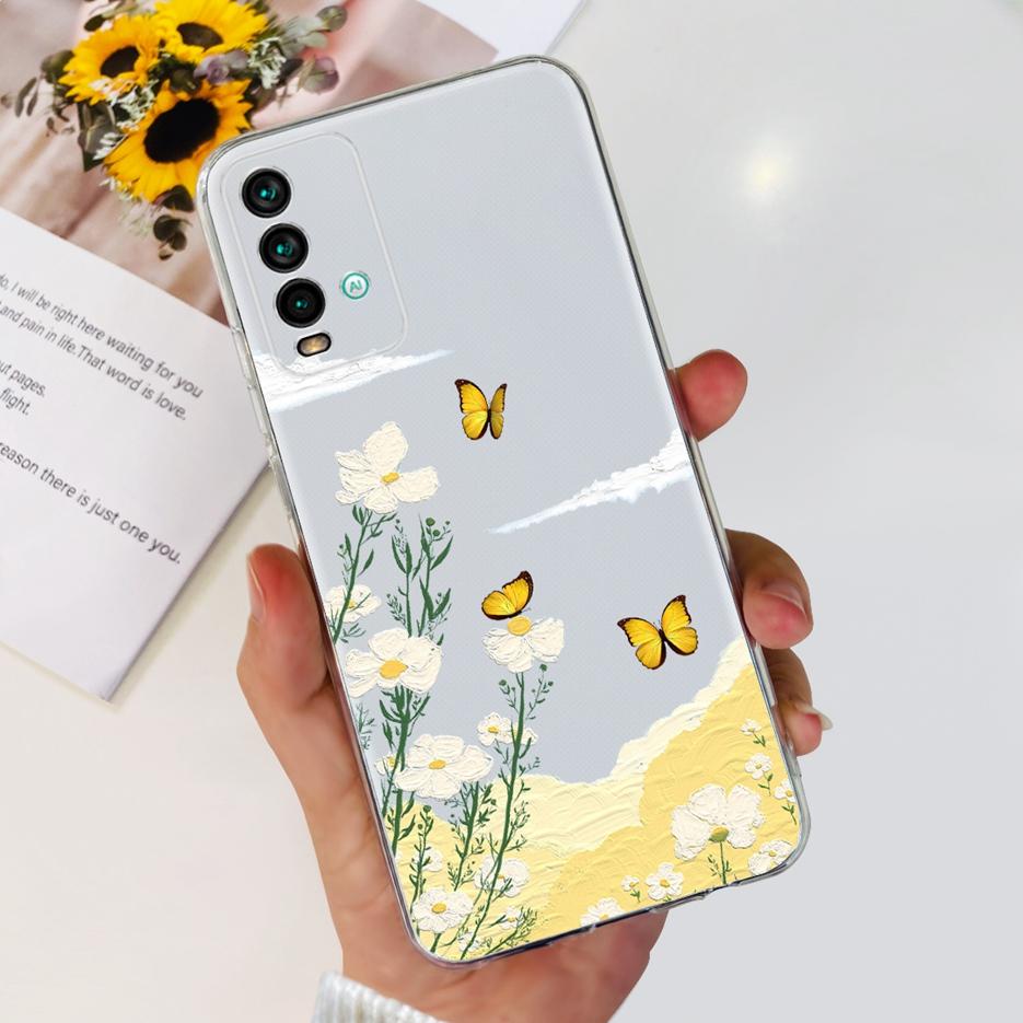 For Xiaomi Redmi 9T Case Cute Fashion Painted Cover Clear Silicone Soft Slim Phone Case For Xiaomi Redmi 9T Redmi9T Fundas Coque