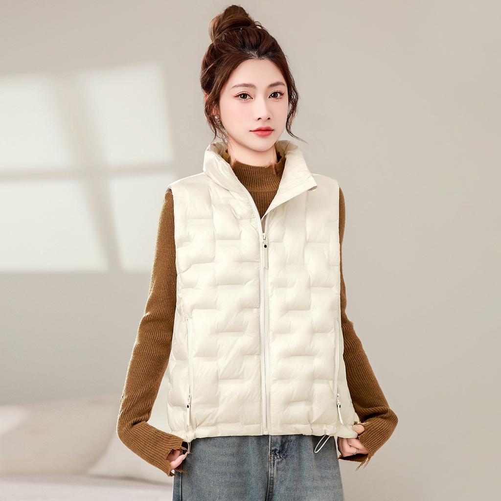 Autumn and winter new cotton vest light and warm cotton vest casual fashion wear versatile thermal vest top women