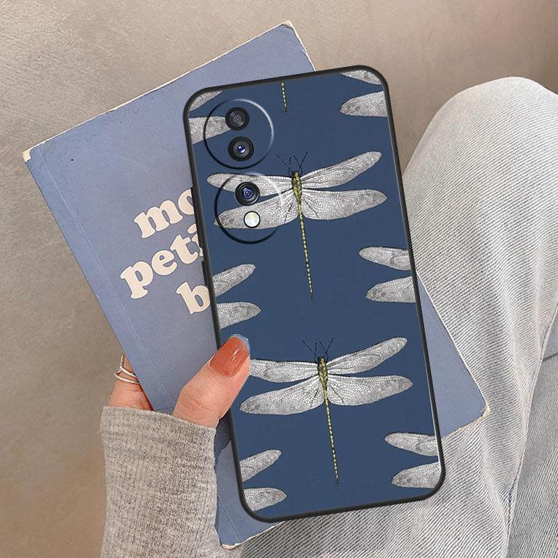 

Цветочный Цветной Чехол-Стрекоза Для Honor Magic 5 6 7 8 Pro Чехол Для Honor 200 400 Lite 50 70 90 X8a X8b X9a X9b X9c Honor 200 Pro