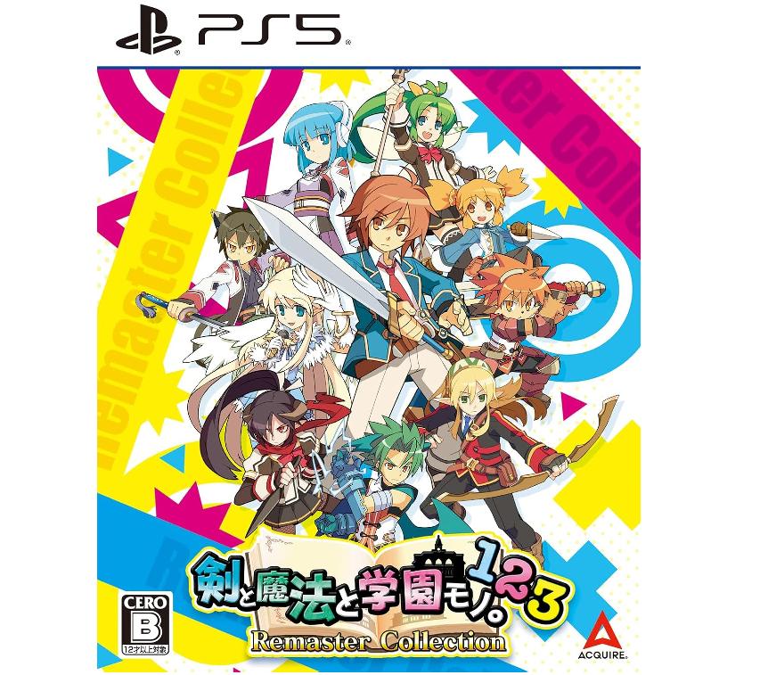 PS5 Sverd Magi og Skoleliv 1 2 3 Remaster Collection Standard Ed