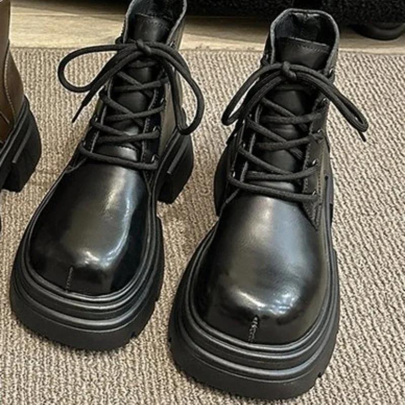 

Женские новые осенне-зимние и осенние сапоги Женские туфли Короткие сапоги на толстой подошве Женские сапоги 35-40 40