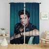 Elvies Window Curtain for Room 2 Panel Kitchen Curtains Partition Halloween Decoration Home Interior Curtains Shades Living