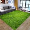 Green Grass Living Room Floor Mat 3D Printing Lawn Plant Bedroom Decoration Hallway Door Mat Non-slip Carpet Bathroom Floor Mat