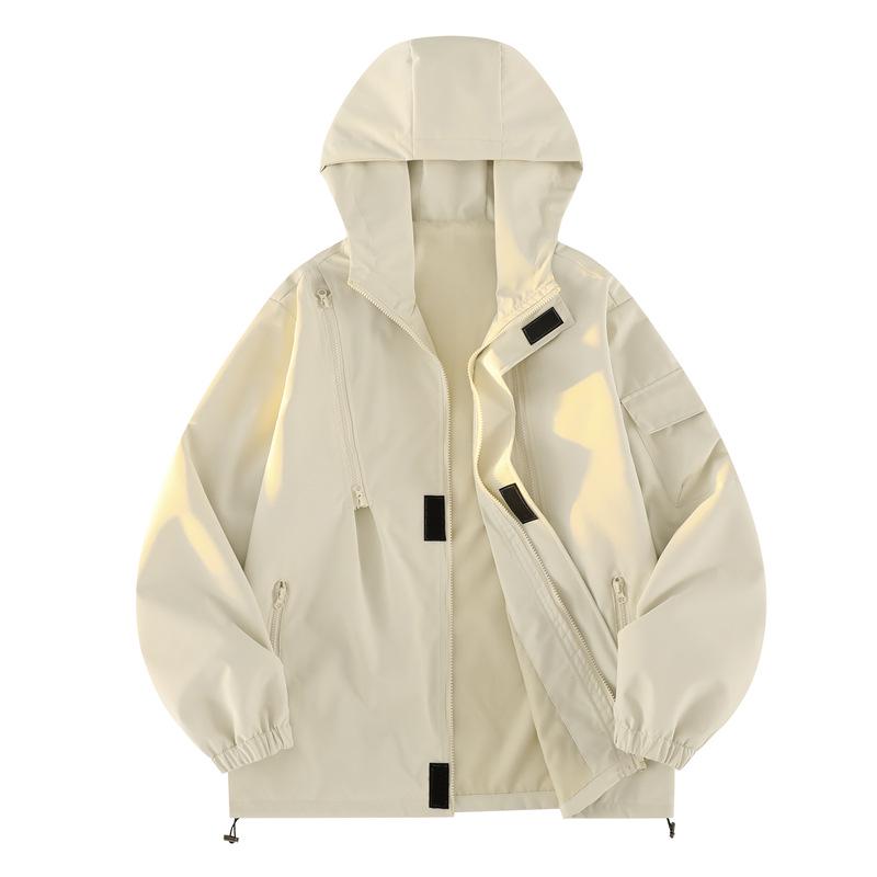 Gradient Spring Sporty Hooded Jacket - Versatile Trendy Casual Coat for Couples