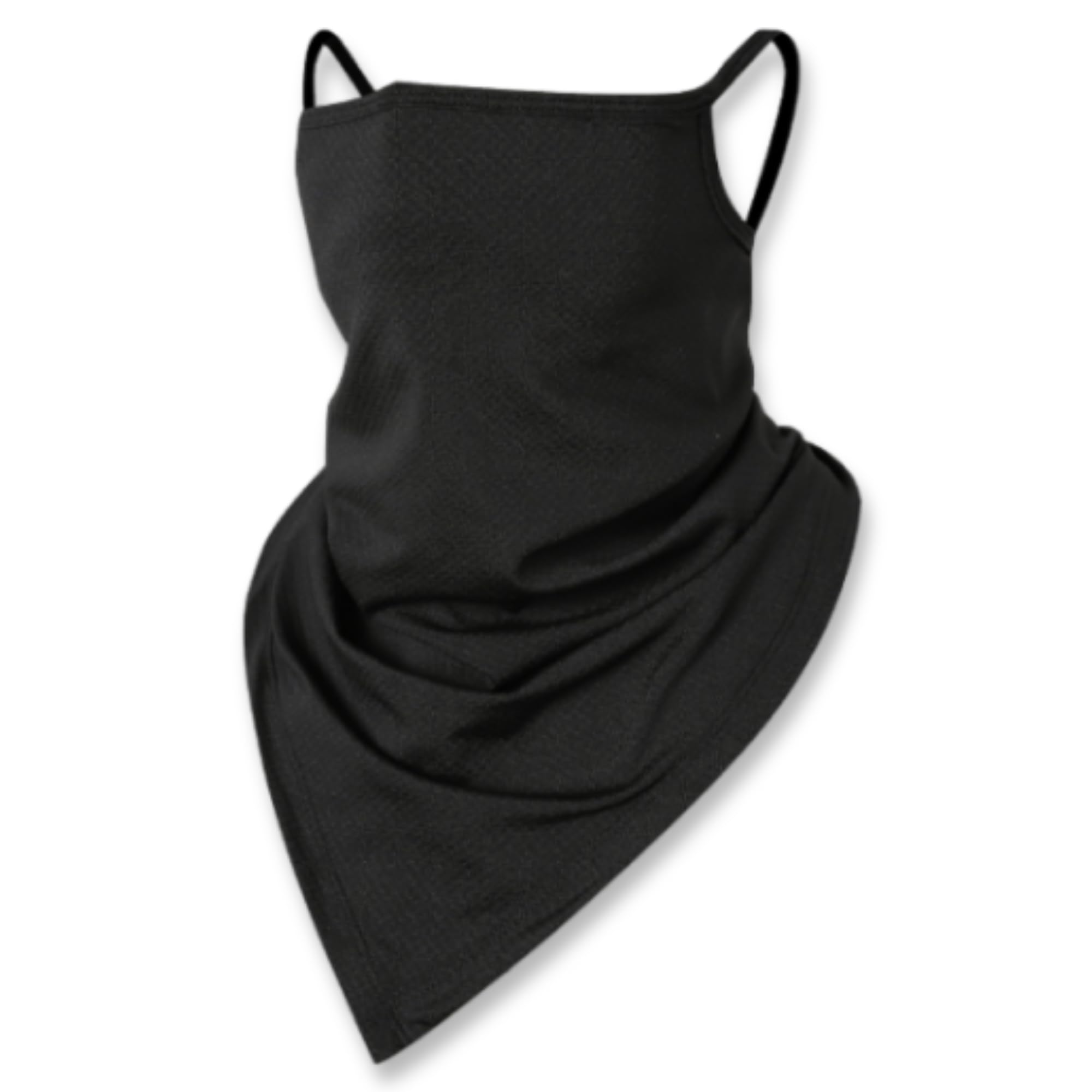 

Sunday Skull Club Motorcycle Face Neck Cover, Gaiter, For All Seasons, Ear Hook, Free Size чёрный