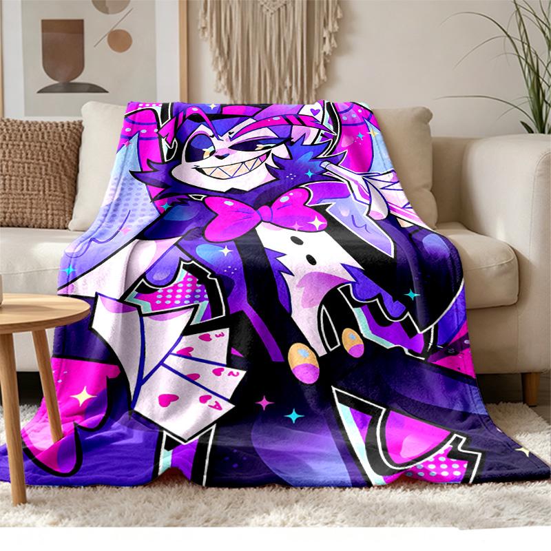 Hazbin hotel Weiches und bequemes Flanell Geeignet für Sofas, Wohnzimmer, Camping im Freien, Reisen und auch ein tolles Jubiläumsgeschenk