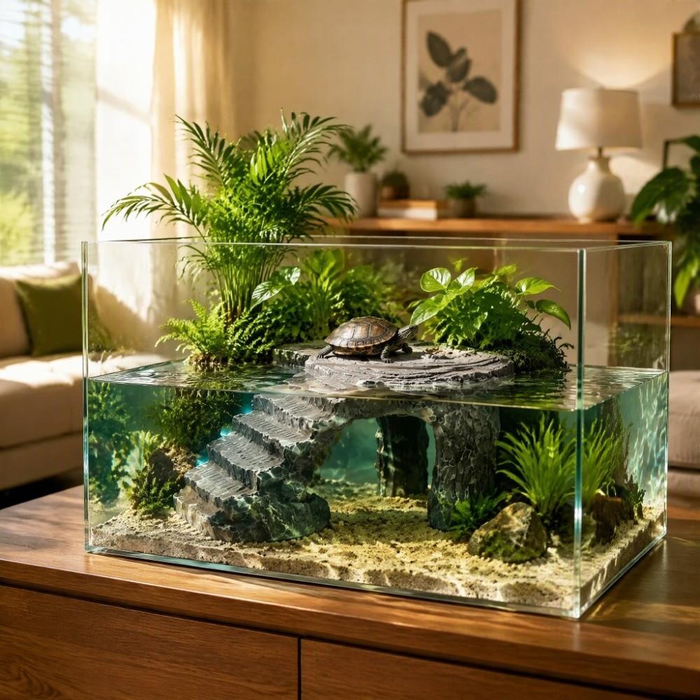 Decor Scenery Reptile Hiding Cave Natural Mountain Cave Style Artificial Rock Cave  Reptile Tank