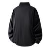 Men's Solid-color Casual Button-down Stand-up Collar Hoodie, Men's Loose Sporty Base Pullover Hoodie