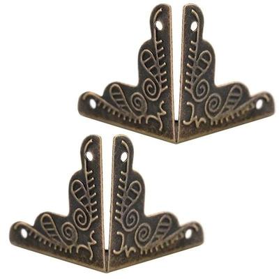 4/8 Stück Kofferraum-Eckhalterung Verpackungskarton Hardware-Zubehör Möbeldekoration Schutzecke 3,5x2,5cm