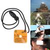 Acrylic Emergency Survive Mirrors Multifunctional Adventure Mirror with Whistle Practical Outdoor Tools Camping Equipment