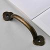 Bronze Arched Cabinet Door Handles Zinc Alloy Antique Drawer Pulls Simplicity Chinese Style Furniture Handles