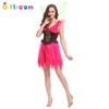 Masquerade Adult Costume Fairy Elf Rose Flower Fairy Pretty Dress