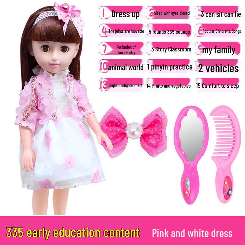 Interactive Smart Doll Set with Changeable Clothes - Princess Toy for Girls, Perfect Birthday Gift