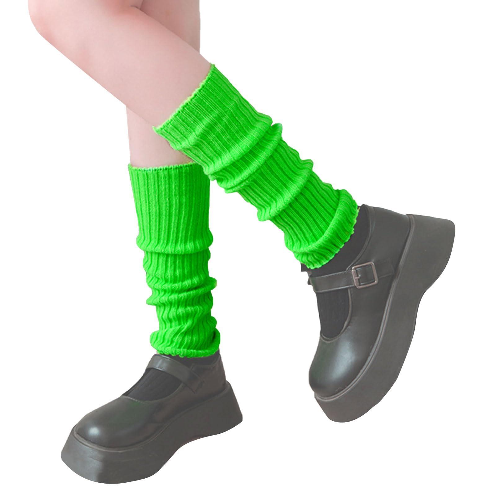 

Женские вязаные носки Cover Spring Mid-tube Stacked Socks One Size зелёный