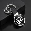 Car Styling Alloy Keyring Motorcycle Leather Keychain For Honda Mugen Power CBR Civic Fit Jazz Accord Pilot CRV Odyssey City HRV LK6 