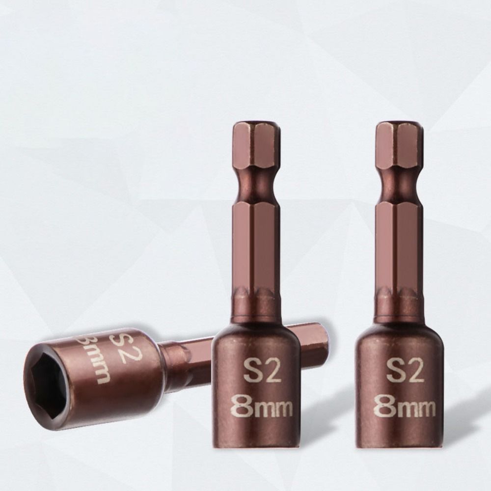 8mm Size Magnetic Nut Screwdriver Magnetic Design High-quality Materials Socket Bit Length Hex Socket Hexagonal Socket