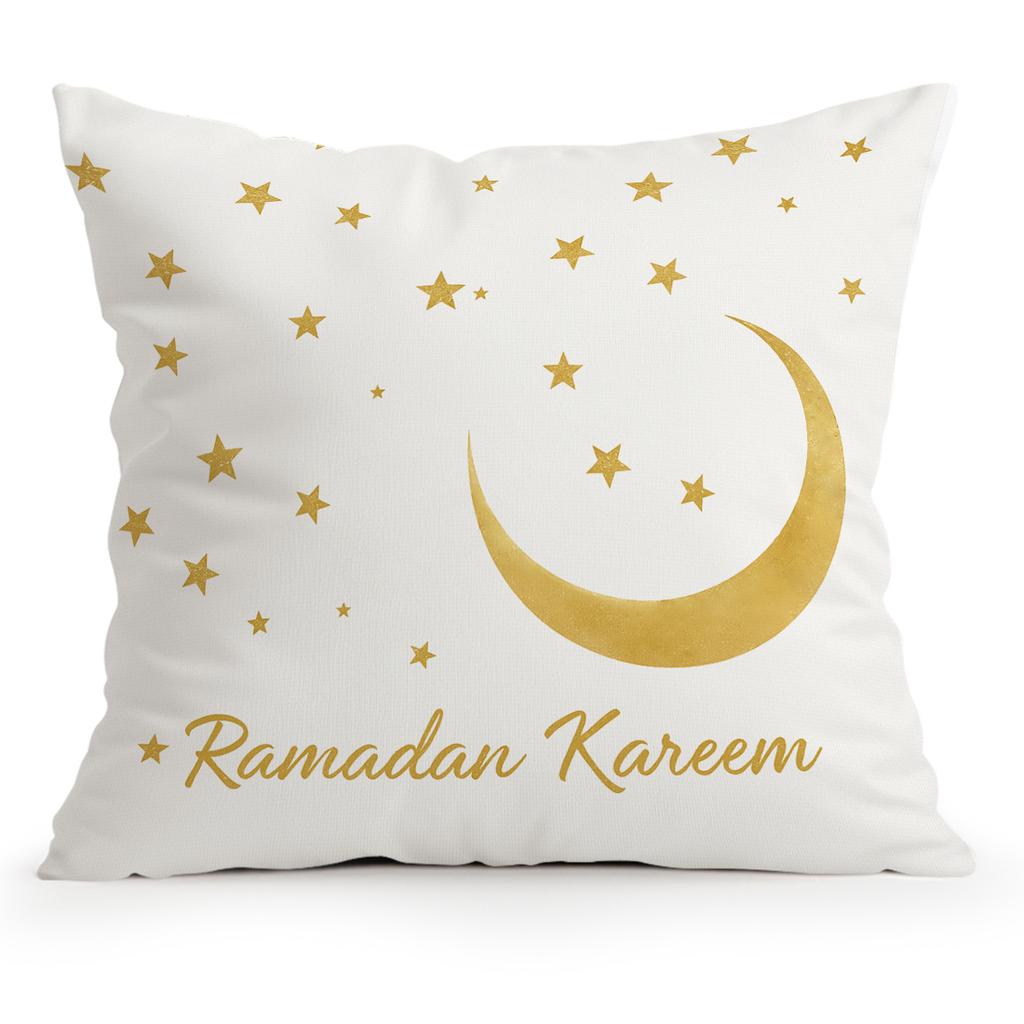 Ramadan Blessings Pillowcase Printed Polyester 40/45/50Cm Throw Pillowcover Decorative Sofa Cushion Pillowslip Home Decor