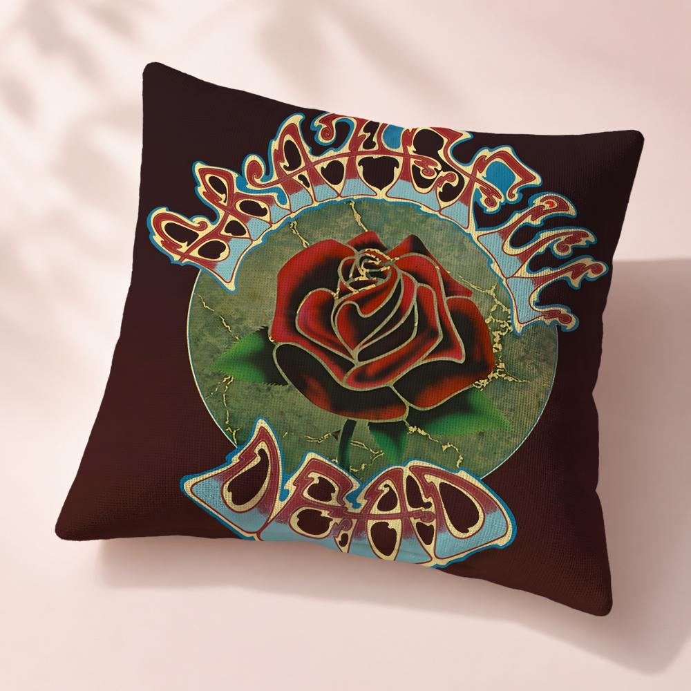 Street ggGrateful DeaD Cushion Cover Premium Reversible Pillow Cover In Dual Comfort Decor for Home Car