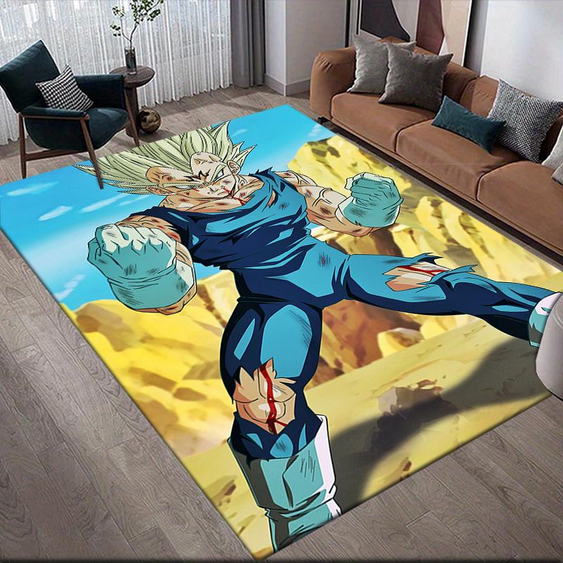 

Dragon Ball Character Collection Square Area Rug, Non-Slip Floor Mat for Living Room, Perfect Gift for Fans 60x90cm