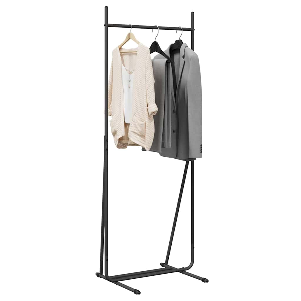 Clothing Rack Black 62 x 48 x 158 cm Steel
