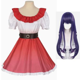 Anime Oshi No Ko Ruby Hoshino Kana Arima Cosplay Kostým Modrá Školní Uniforma Akce Karnevalový Oblek Celá Sada Ruby Cosplay