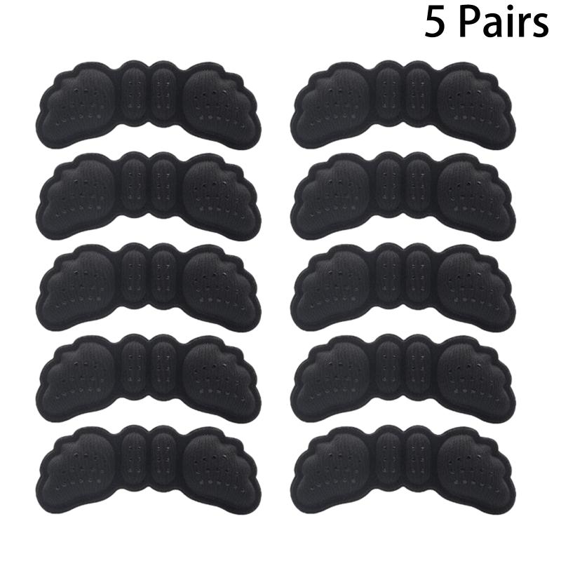 

5Pairs Insoles For Shoes Patch Heel Pads For Sport Shoes Adjustable Size Feet Pad Insole Heel Protector Back Sticker Shoe Pad A1