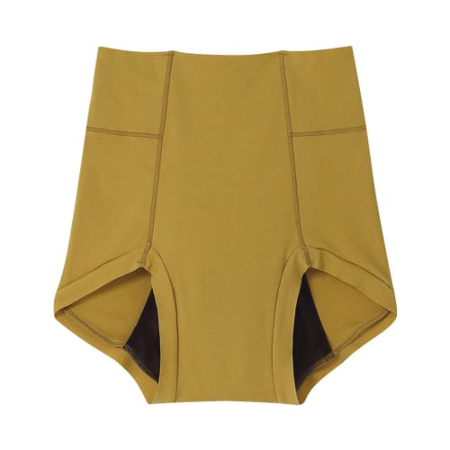 Wacoal YOJOY Women's Absorbent Sanitary Shorts with Removable Pads, Deep Fit, Comfortable Fit, and Gentle On the Skin. Product Code: AC1200 (KA).