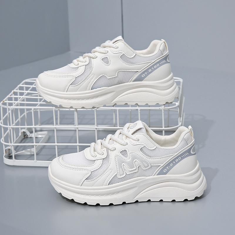 2025 Summer Forrest Gump Shoes Women's New Platform Dad Shoes Breathable Sports Shoes Lightweight Casual Running Shoes German Training Shoes