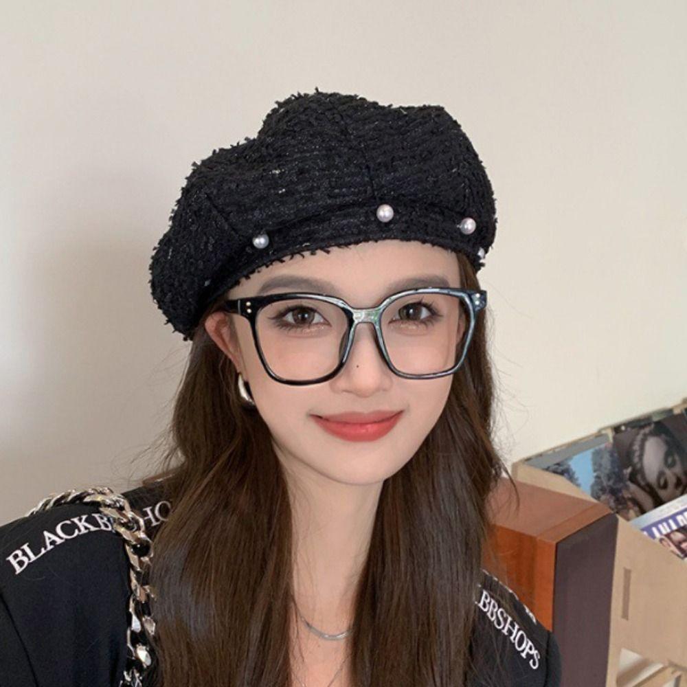 

British Style Women s Beret Artist Hat Painter Hat Retro Octagonal Hat Travel