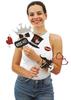 Photobooth Set - LITTLE CLOWN - 12 Pieces - Valentine's Day - Fun Accessories - Party Decoration - Mixed